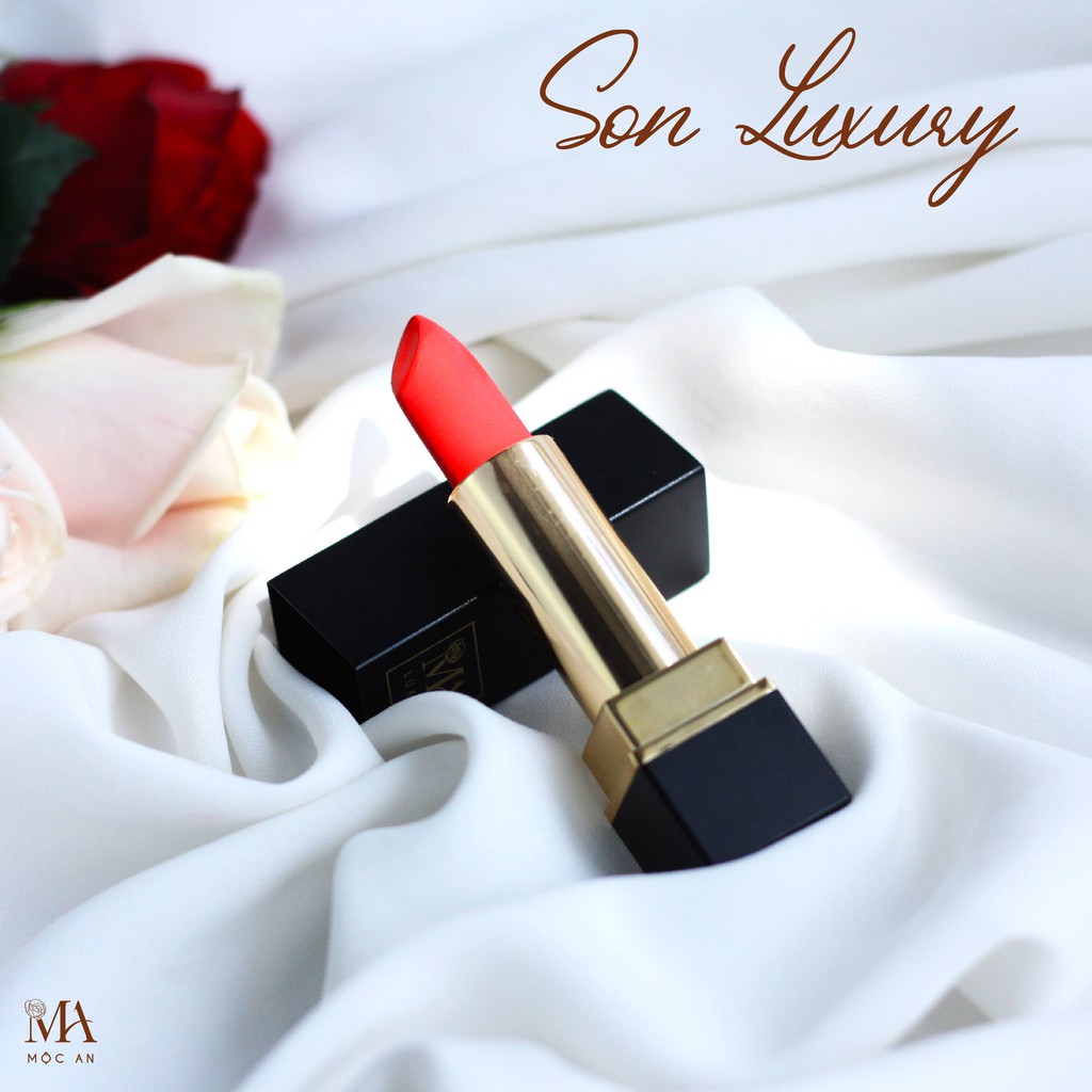 Son Lì Dưỡng Bền Màu Mềm Môi Luxury Mộc An 5g | BigBuy360 - bigbuy360.vn
