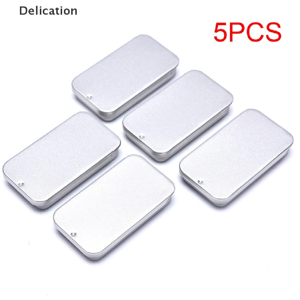 Hộp Sắt Đựng Trang Sức / Kẹo / Trang Sức Có Nắp Trượt Tiện Dụng