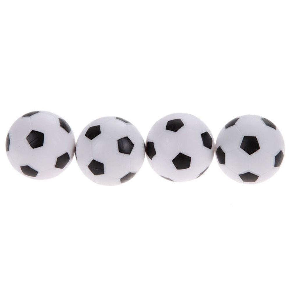 Quả bóng đá mini bằng nhựa màu trắng đen 36mm siêu bền thay thế tiện dụng cho nam