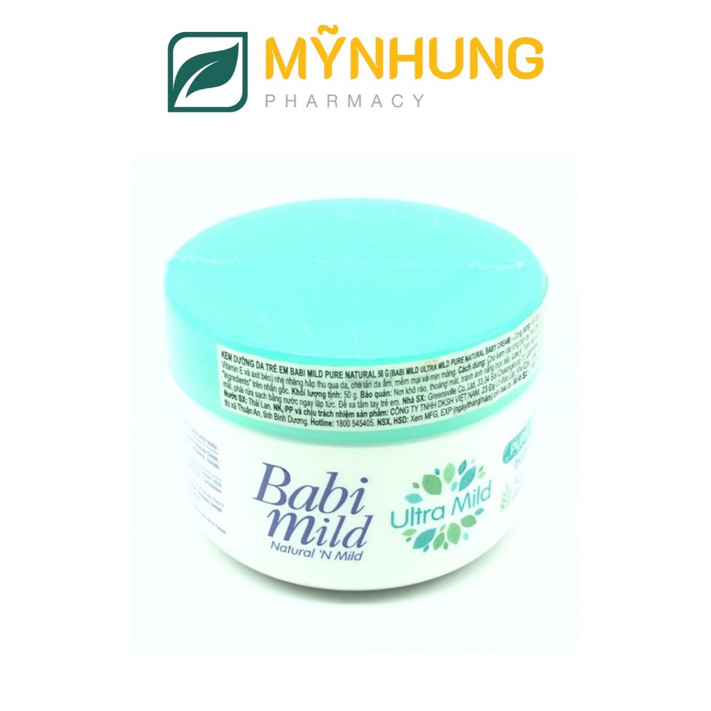 KEM DƯỠNG DA CHỐNG TRÓC NẺ BABYMILD CHO BÉ 50g