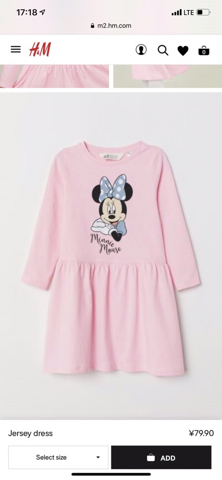 Váy HM Mickey dư xịn