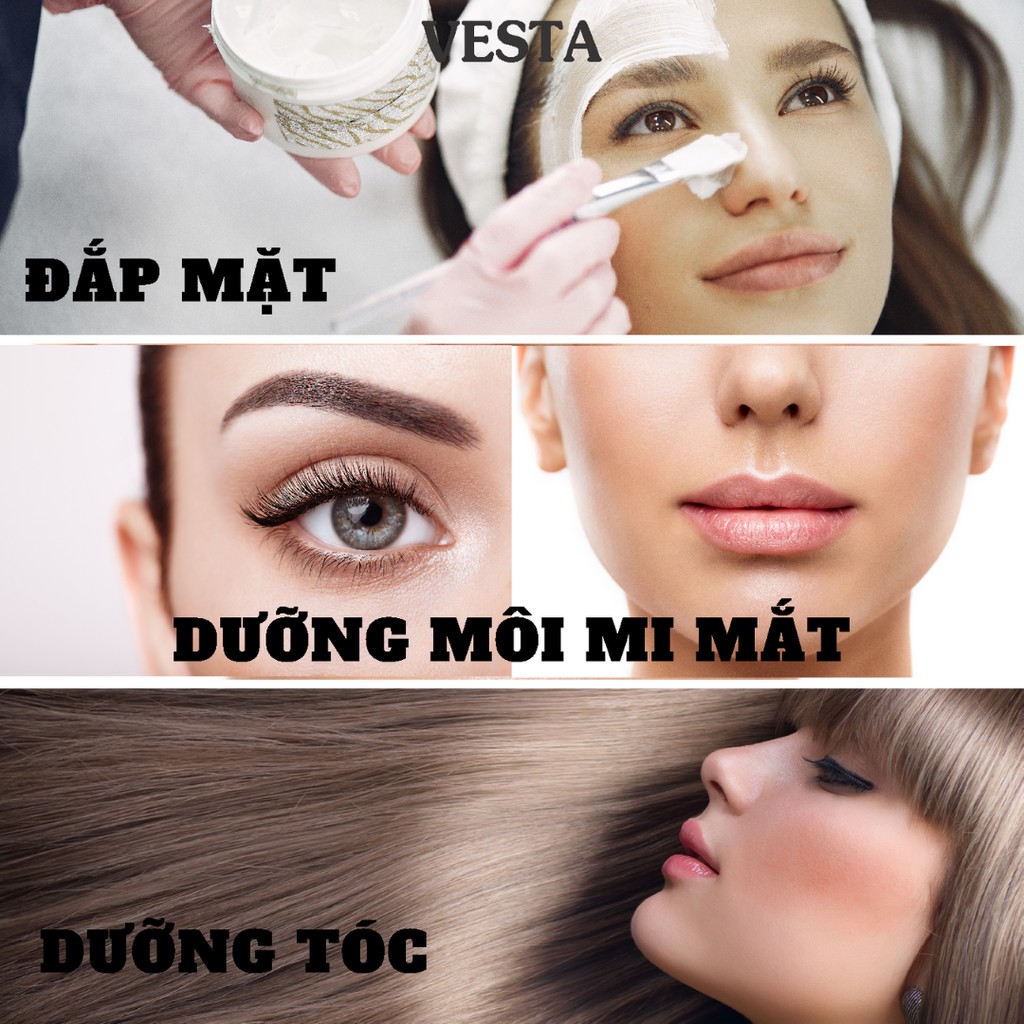 Dầu Dừa 𝑭𝒓𝒆𝒆𝒔𝒉𝒊𝒑 Dầu Dừa Nguyên Chất Ép Lạnh Vesta  30ml