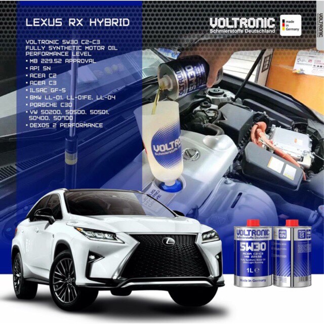 Nhớt Votronic 5W-30 ACEA C2-C3 Fully Synthetic Motor Oil 1 lít chamsocxestore