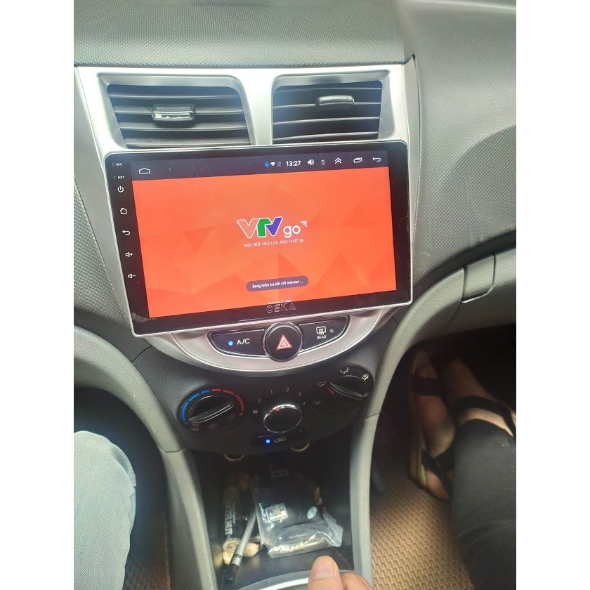 Màn Hình Android 9 inch Cho ACCENT/ VERNA 2009-2016 - Đầu DVD Chạy Android Kèm Mặt Dưỡng Giắc Zin Hyundai Accent/Verna