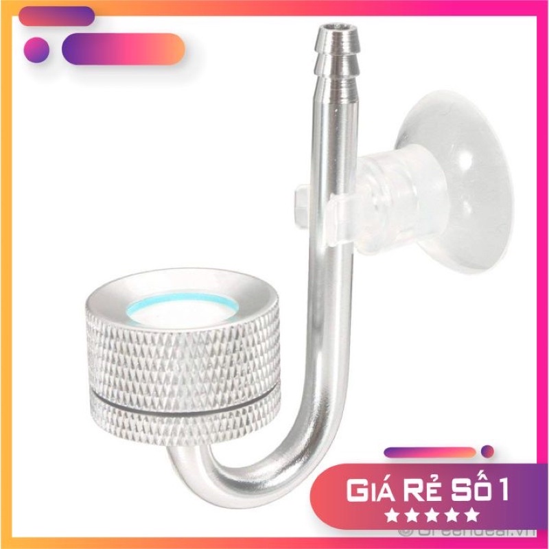 Cốc sủi Co2 inox MUFAN siêu mịn- Có thể thay thế đc viên sủi