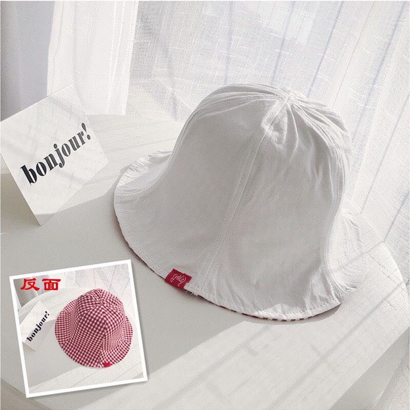 Mũ nón bucket hat mặt xinh xắn cho nữ - Mã BU005