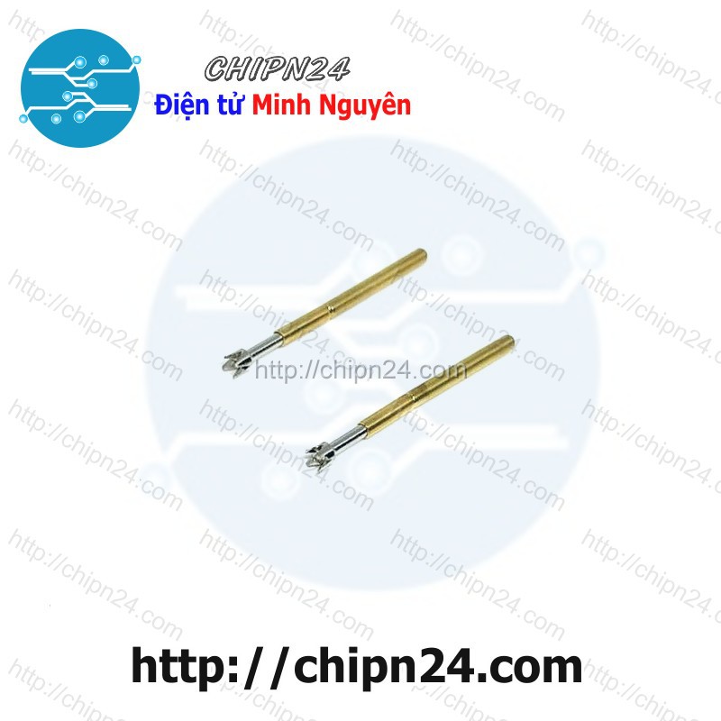 [3 CÂY] Kim test mạch P75-Q2, đường kính ống kim 1.0mm, chiều dài 15.85mm, đầu 4 vuốt thẳng