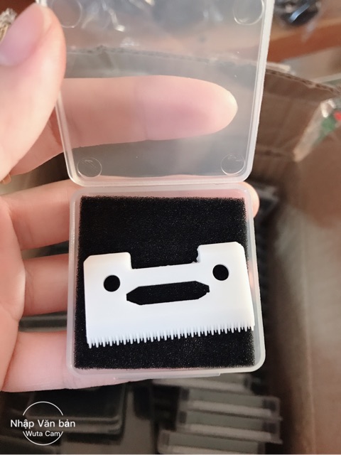 Lưỡi kép sứ, lưỡi tông đơ thay thế