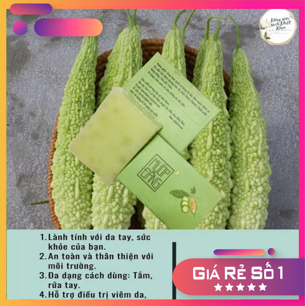 Xà Bông Sinh Dược- Xà Bông Mướp Đắng Mát Da, Ngừa Mụn Lưng 100gr | BigBuy360 - bigbuy360.vn