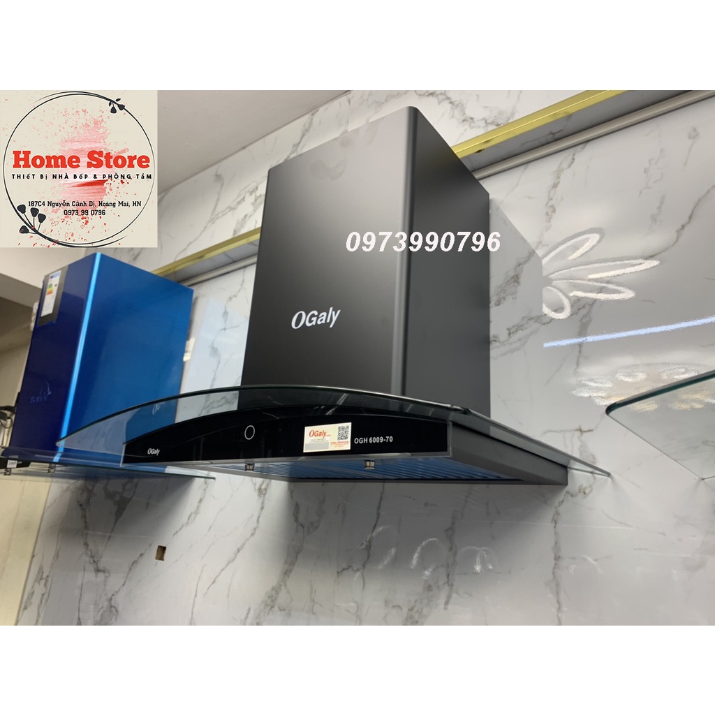 Hút mùi cảm ứng Ogaly OGH-6009 công suất hút khủng 1600m3/h, Hút Cực Êm. Bảo hành chính hãng 38 tháng | BigBuy360 - bigbuy360.vn