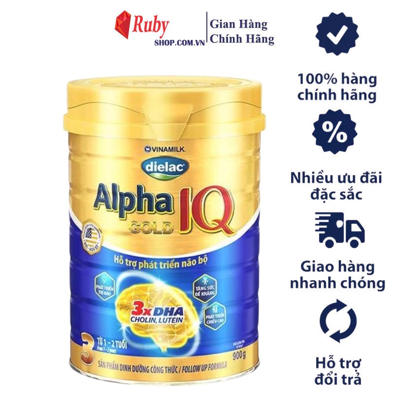 Sữa Bột Dielac Alpha Gold IQ Đủ Số