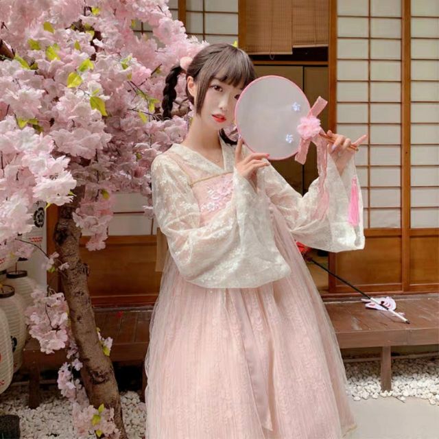 Váy hanfu lolita kim tuyến