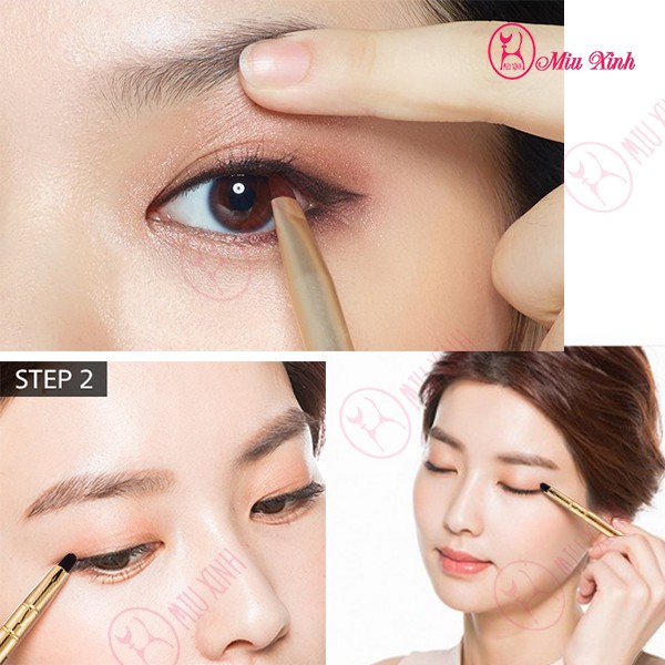 CỌ 2 ĐẦU [MISSHA] Professional Gel Eyeliner Brush Duo