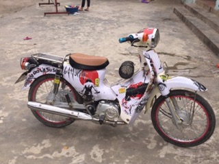 Tem trùm xe cub bự