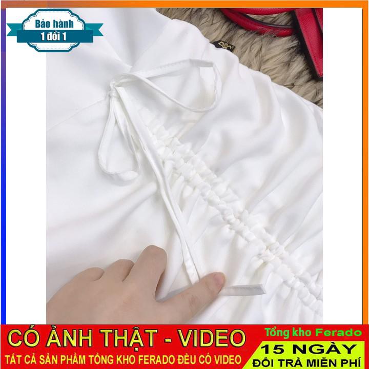 [ xả kho ] MiD Mie Design - Đầm trắng đuôi cá hàng thiết kế V1066 ảnh thật