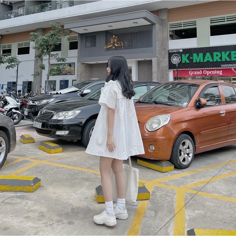 ĐẦM BABYDOLL TAY LOE (ảnh thật/video)