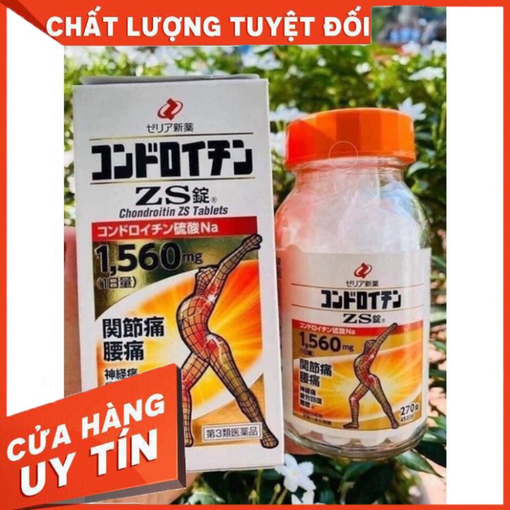 Viên uống xương nhện ZS Chondroitin cao cấp Nhật Bản 270 viên
