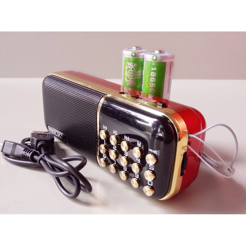 Đài đa năng FM, USB, thẻ nhớ nghe kinh phật BKK K51 giảm giá