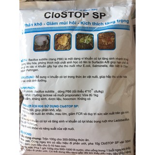 Men Tiêu Hoá Vi Sinh Sống CloSTOP SP 1kg