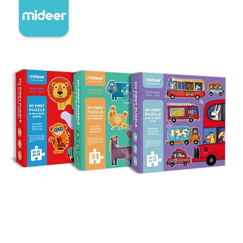 Ghép Hình-My First Puzzle 6 In A Box Car