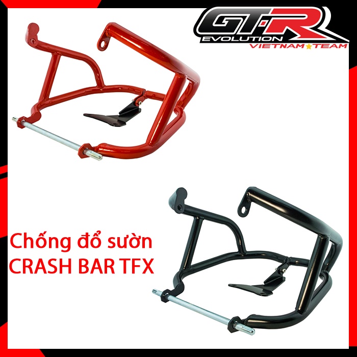 [Chính hãng] Chống đổ sườn CRASH BAR TFX MSLAZ (tặng carbon dán nắp bình xăng)