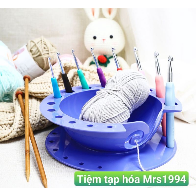 {Tặng 2 cuộn len milk bò} TÔ HỖ TRỢ ĐAN MÓC - TRÁNH RỐI CHỈ LEN SỢI