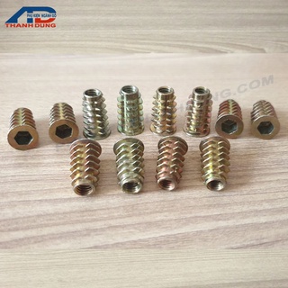 Ốc Cấy Gỗ Có Vành ( K VÀNH) M6x20[GỐI 50 CON]