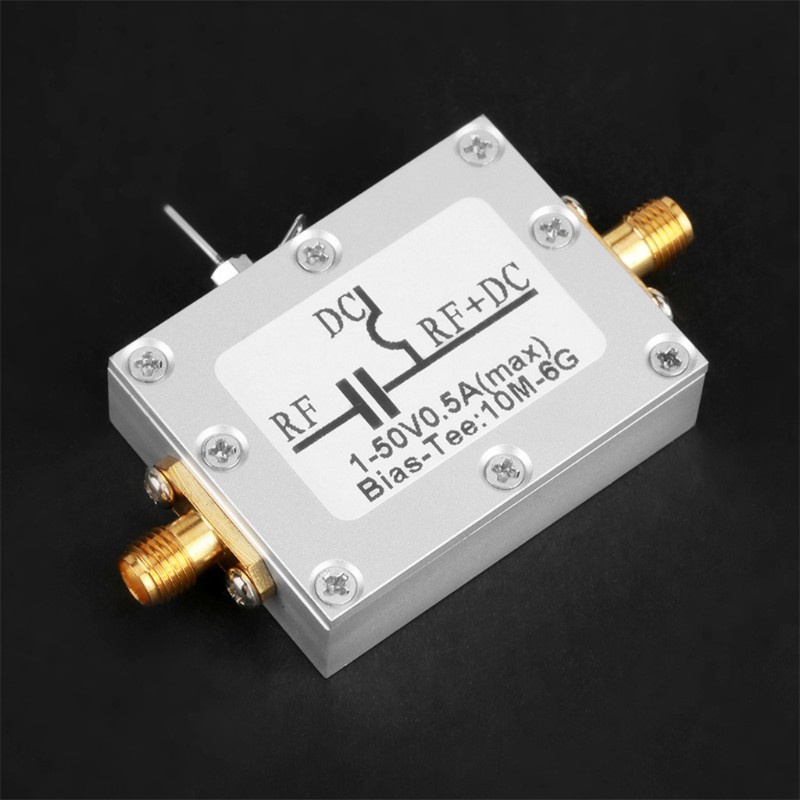 zzz 10MHz-6GHz Broadband Radio Frequency Microwave Coaxial Bias10MHz-6GHz Bias Tee