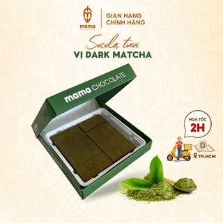 Socola tươi mama chocolate vị dark matcha hộp 25 viên 150g
