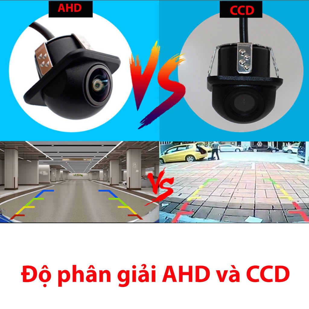 Camera căn lề độ phân giải cao, AHD 720P, chức năng AHD/CVBS - CCD, dùng cho cả MÀN HÌNH THƯỜNG và màn hình AHD