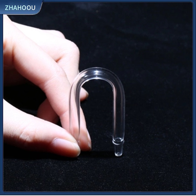☃Nhà☃ Đầu Nối Ống Khí Co2 Chữ U Bằng Thủy Tinh Trong Suốt Cho Bể Cá