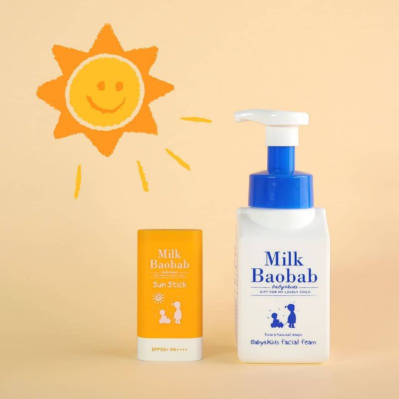 Sữa rửa mặt Milk Baobab baby Hàn quốc cho bé từ 6 tháng