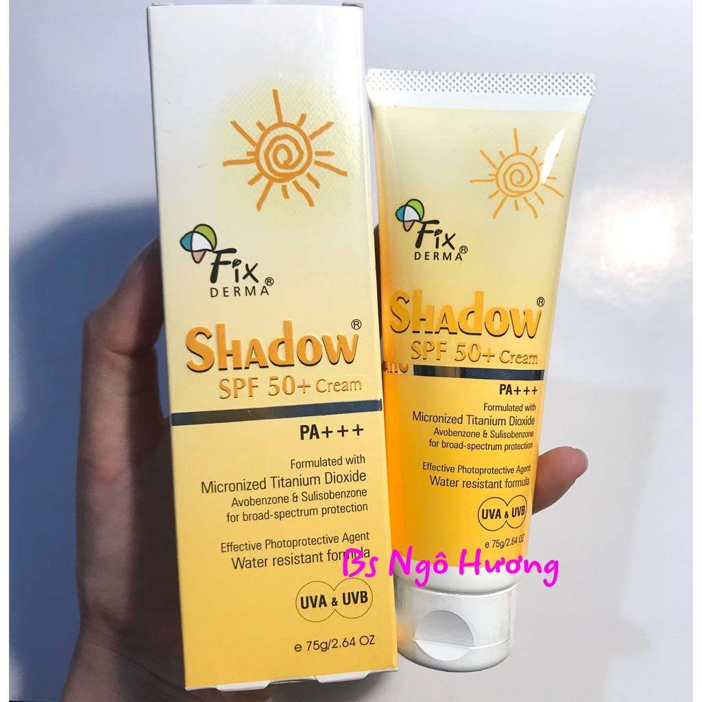 Kem chống nắng FIXDERMA Shadow SPF 50+ Cream