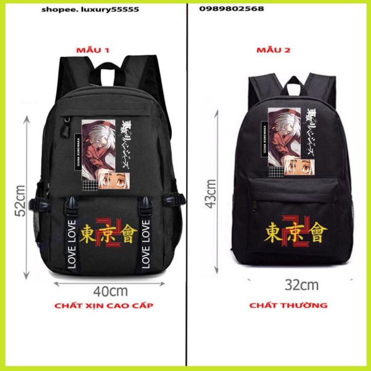 Balo đi học hình izana kurowaka tokyo revengers chất loại 1 🎁
