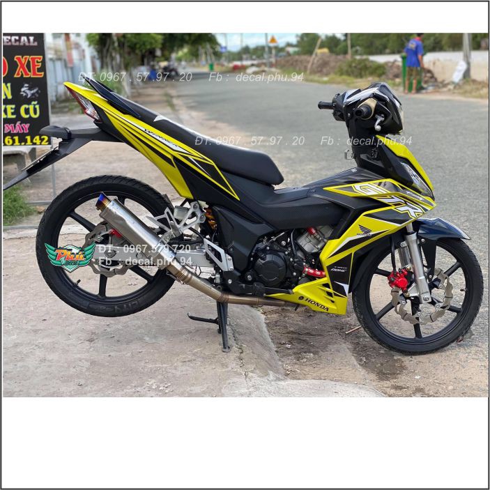 Tem Rời Winner GTR Vàng Đen (V)
