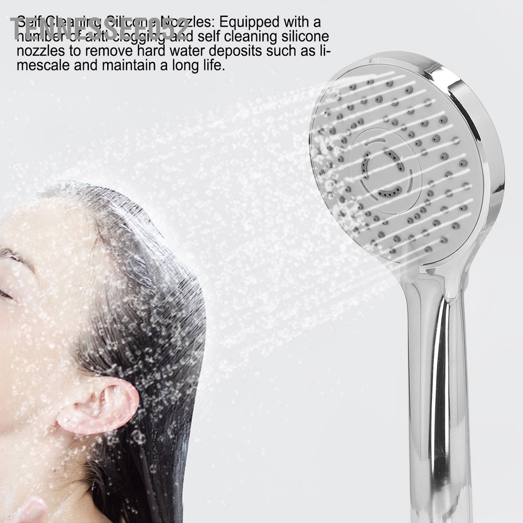 Hàng HOT Bộ vòi hoa sen cầm tay 5 chế độ có thể điều chỉnh Tiết kiệm nước G1 / 2【Tennessee052】