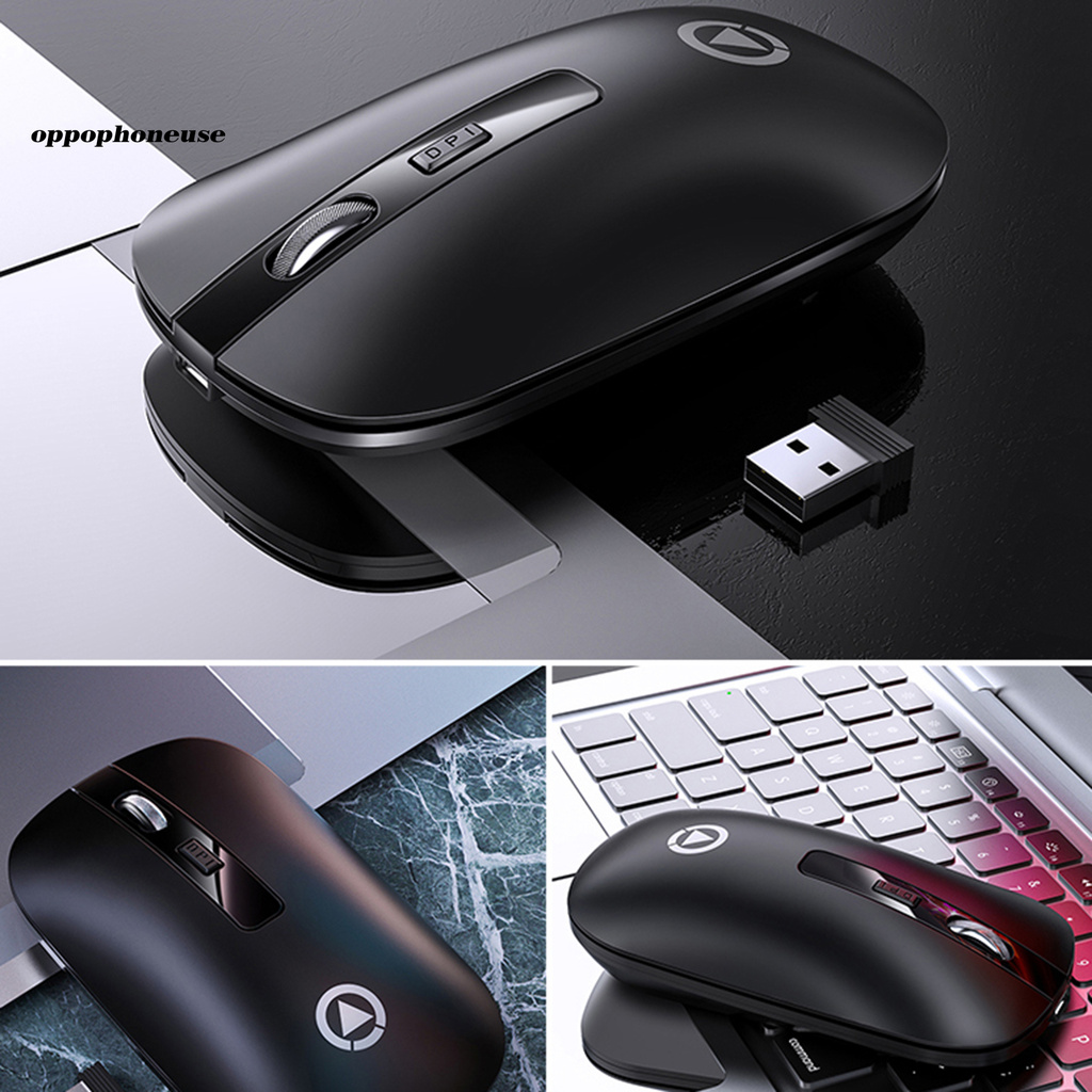 OPPO_A8 Mouse Wireless Transmission Adjustable DPI 2.4Ghz ABS Mute Button Gaming Mouse for Computer