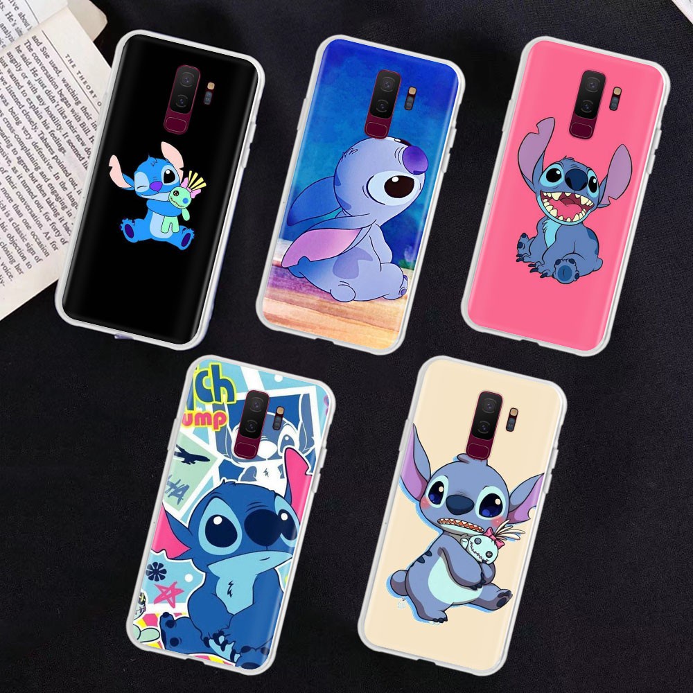 Ốp Điện Thoại Trong Suốt Hình Stitch Cho Samsung Galaxy S6 Edge A6 A7 A8 Star A9 Plus