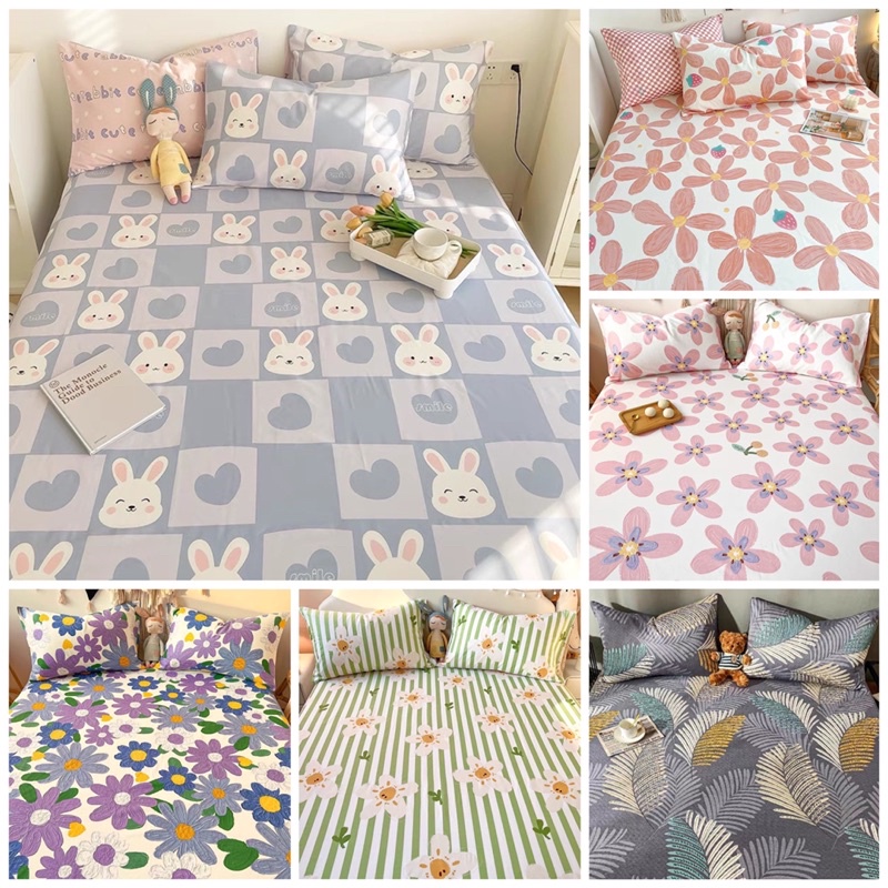 Ga gối cotton living 100%, drap cotton lạnh phong cách Châu Âu