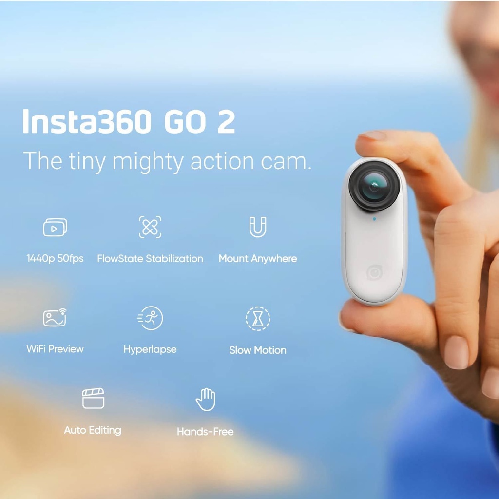 Máy quay Insta360 Go 2 Action Camera Chính Hãng | Bộ nhớ 32GB | Bảo hành 12 tháng