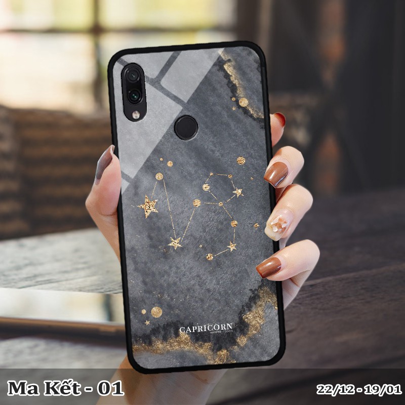 Ốp lưng kính 3D Xiaomi Redmi Note 7/ Note 7 Pro- cung hoàng đạo