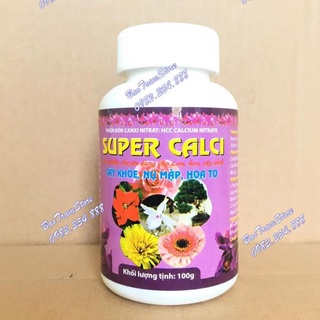 Phân bón Super Canxi - Canxi Nitrat hũ 100g