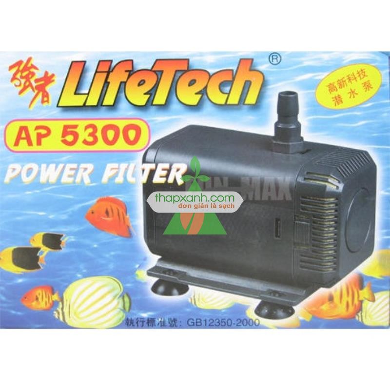 Máy bơm bể cá LifeTech AP5300, bơm Thủy canh Aquaponics tự động