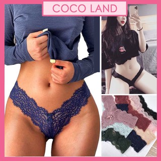 Quần lót ren lọt khe 8002 đính nơ siêu gợi cảm -Quần lót ren, quần lót nữ su ren, quần lót nữ ren sexy chữ T hoặc Y