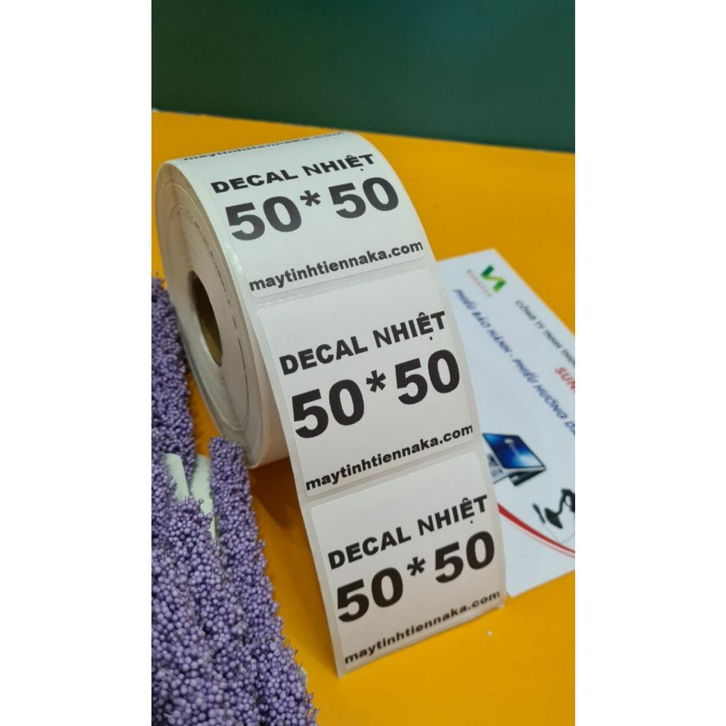 Tem GHTK 50x50 mm - Decal Nhiệt 5x5 cm In Đơn Hàng GHTK