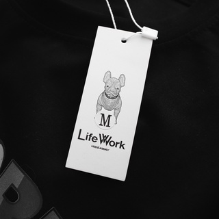 Áo Thun Life Work Hình Chó Cao Cấp (ẢNH THẬT 100%)