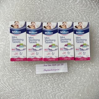 5 hộp Viên tiệt trùng Milton dùng tiệt trùng bình sữa và Cốc Nguyệt san