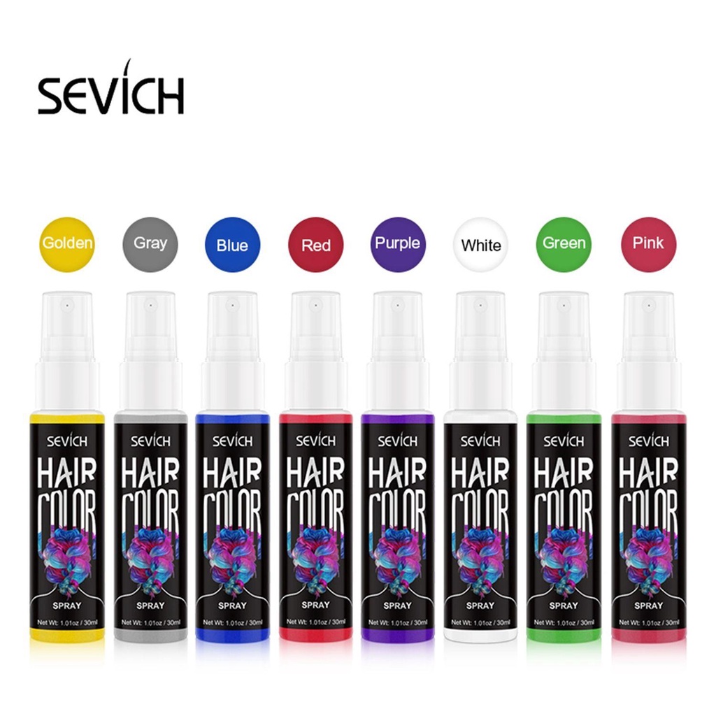 Bình Xịt Nhuộm Tóc Tức Thì 8 Màu Tùy Chọn