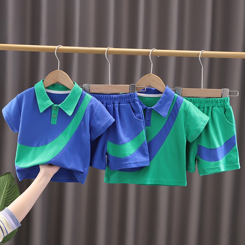 Áo Thun polo Phong Cách Hàn Quốc Thời Trang Mùa Hè Hàng Mới Dành Cho Bé Trai