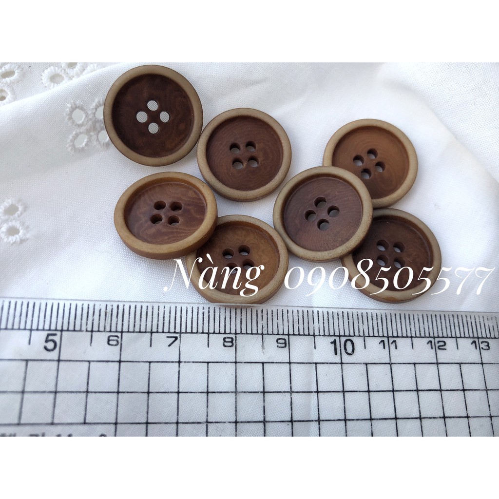 Nút nhựa giả gỗ #nang 2cm!!!